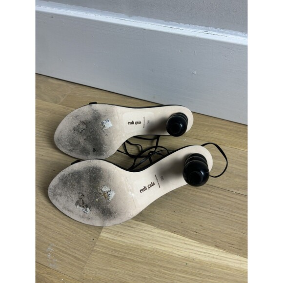 Cult Gaia Karina Heel Black 36 Ball Heels - Picture 4 of 7